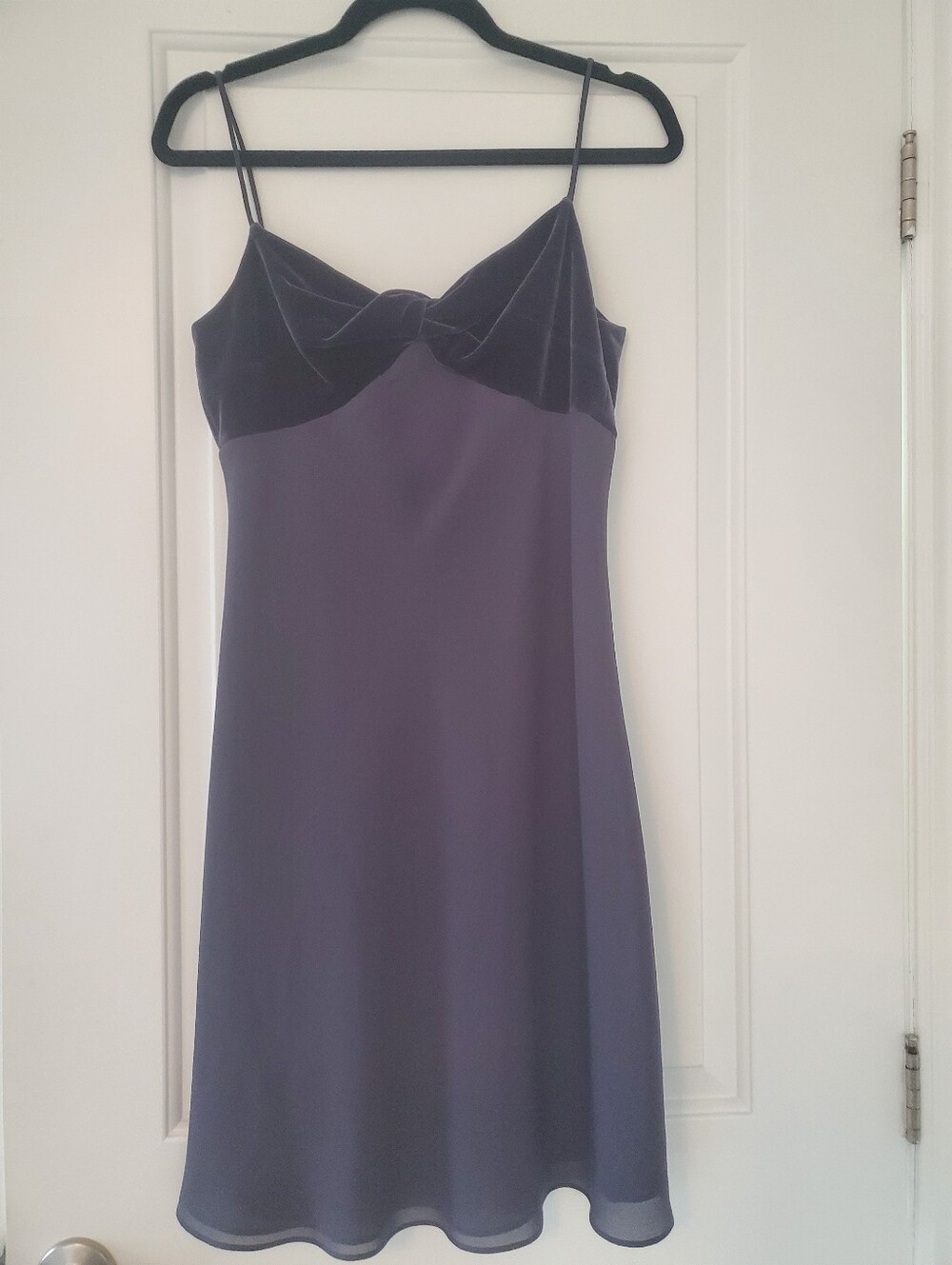 Niki Livas Vintage 90s Slip Dress With Velvet Detail And Matching Wrap